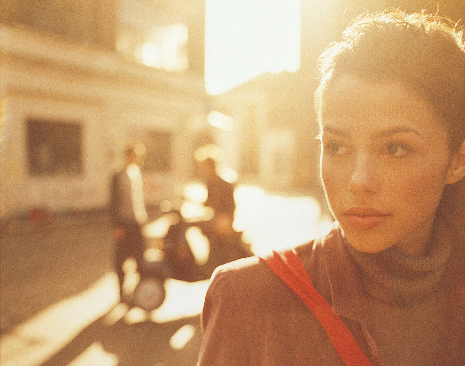 Girl in street